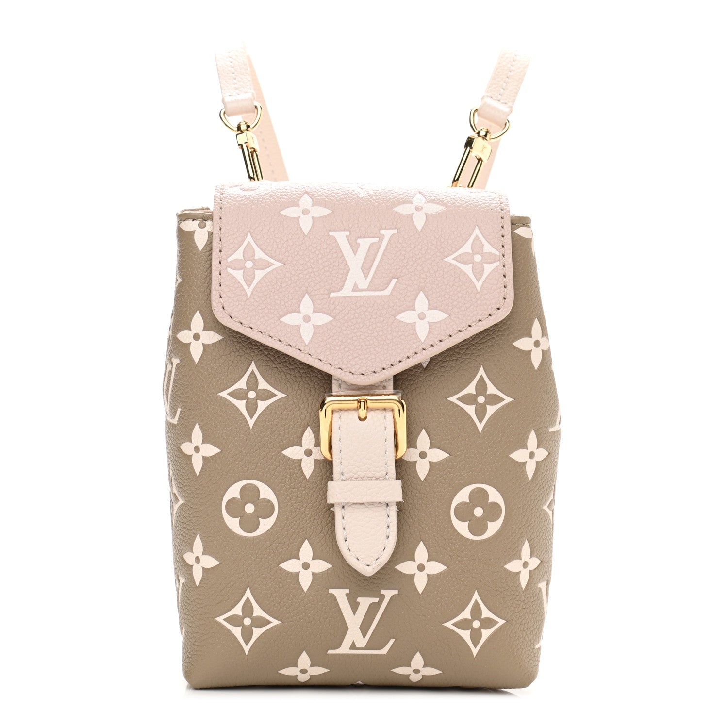 Louis Vuitton Empreinte Monogram Spring In The City Tiny Backpack Kaki Beige Cream 1 of 10