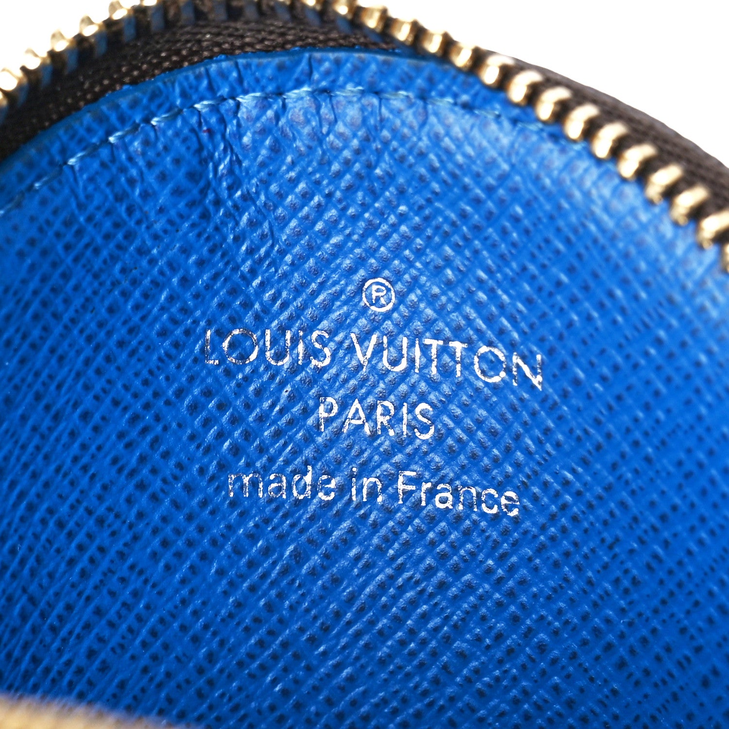 Louis Vuitton Monogram 2019 Christmas Animation Round Coin Purse Blue 5 of 10