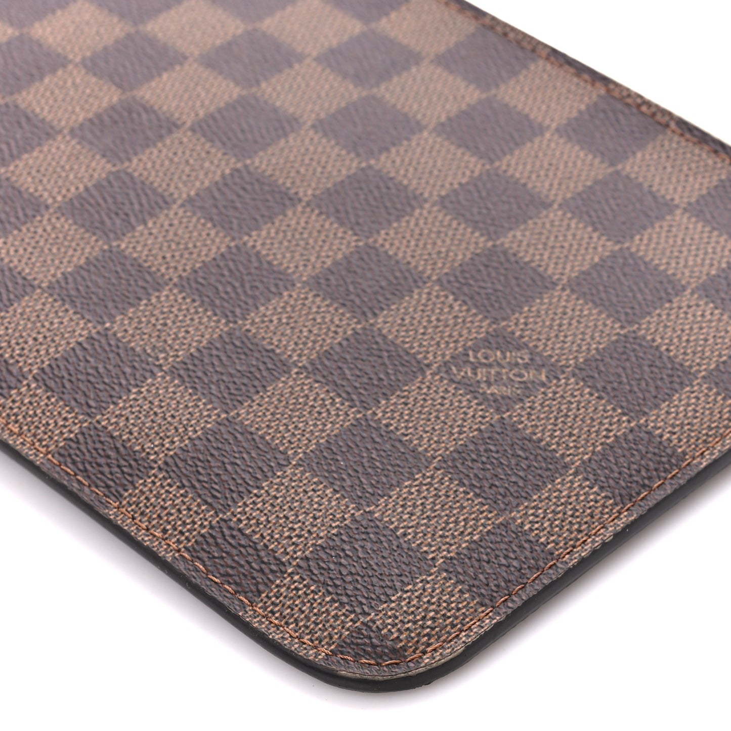 Damier Ebene Neverfull MM GM Pochette Rose Ballerine