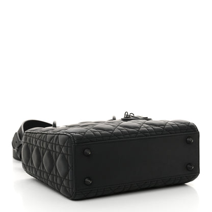 Christian Dior Ultra Matte Calfskin Cannage Small My ABCDior Lady Dior Black 4 of 10