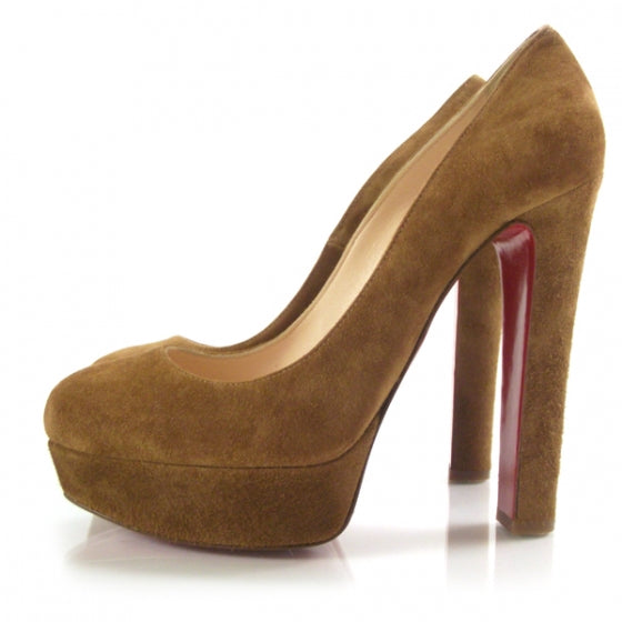 Suede Bibi 140 Pumps 38.5 Camel