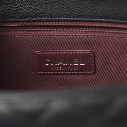 Chanel Caviar Quilted Medium Coco Handle Flap Black 6 of 11