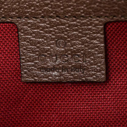 Gucci GG Supreme Monogram Textured Calfskin Square Messenger Bag Beige Ebony New Acero 6 of 11