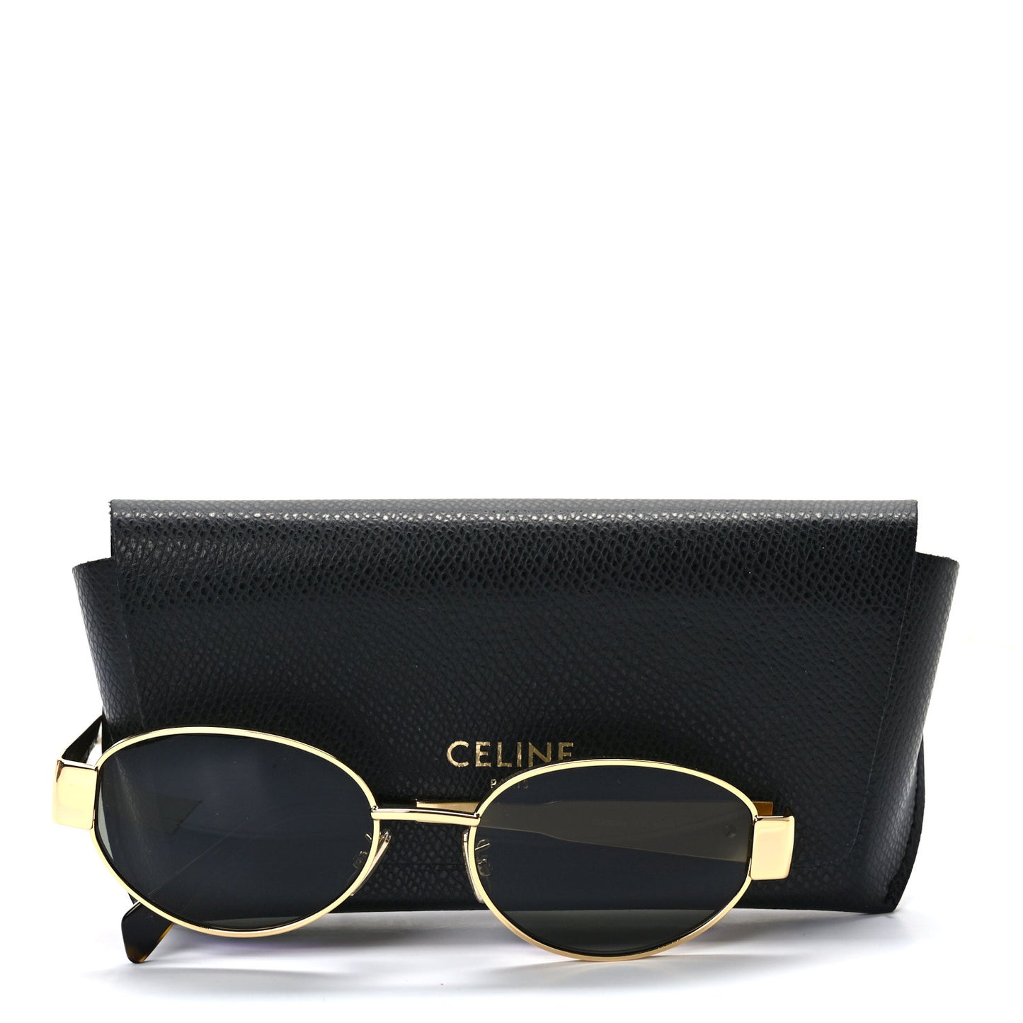 Metal Triomphe 01 Sunglasses CL40235U Gold Green