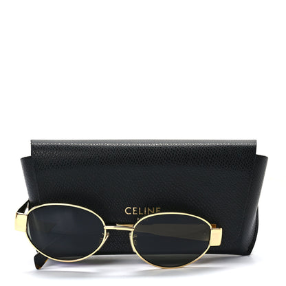 Celine Metal Triomphe 01 Sunglasses CL40235U Gold Green 7 of 7