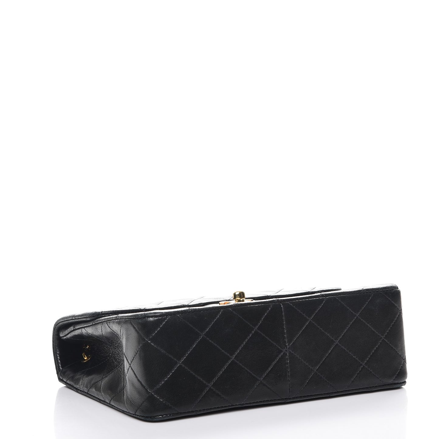 Lambskin Quilted Small Flap Black
