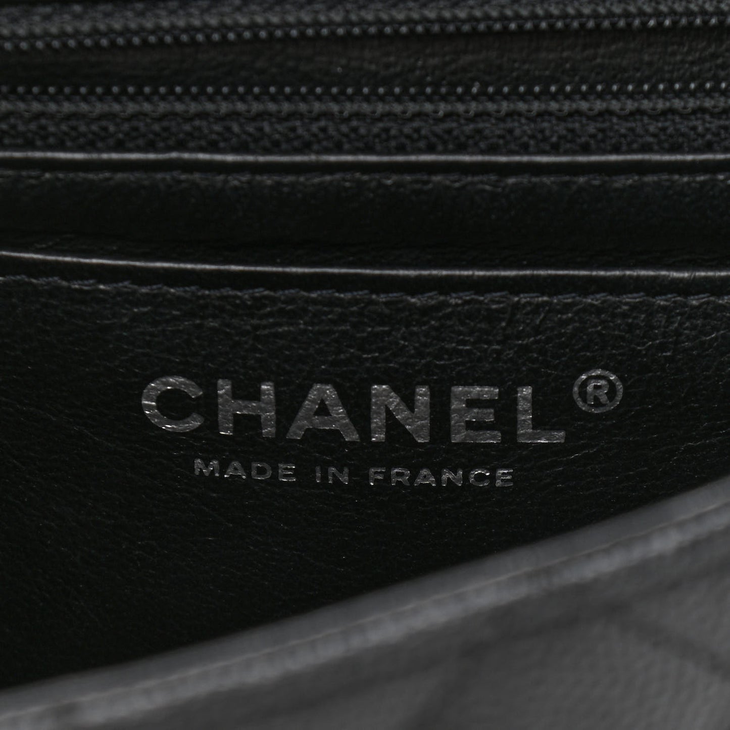 Caviar Quilted Mini Rectangular Flap Black