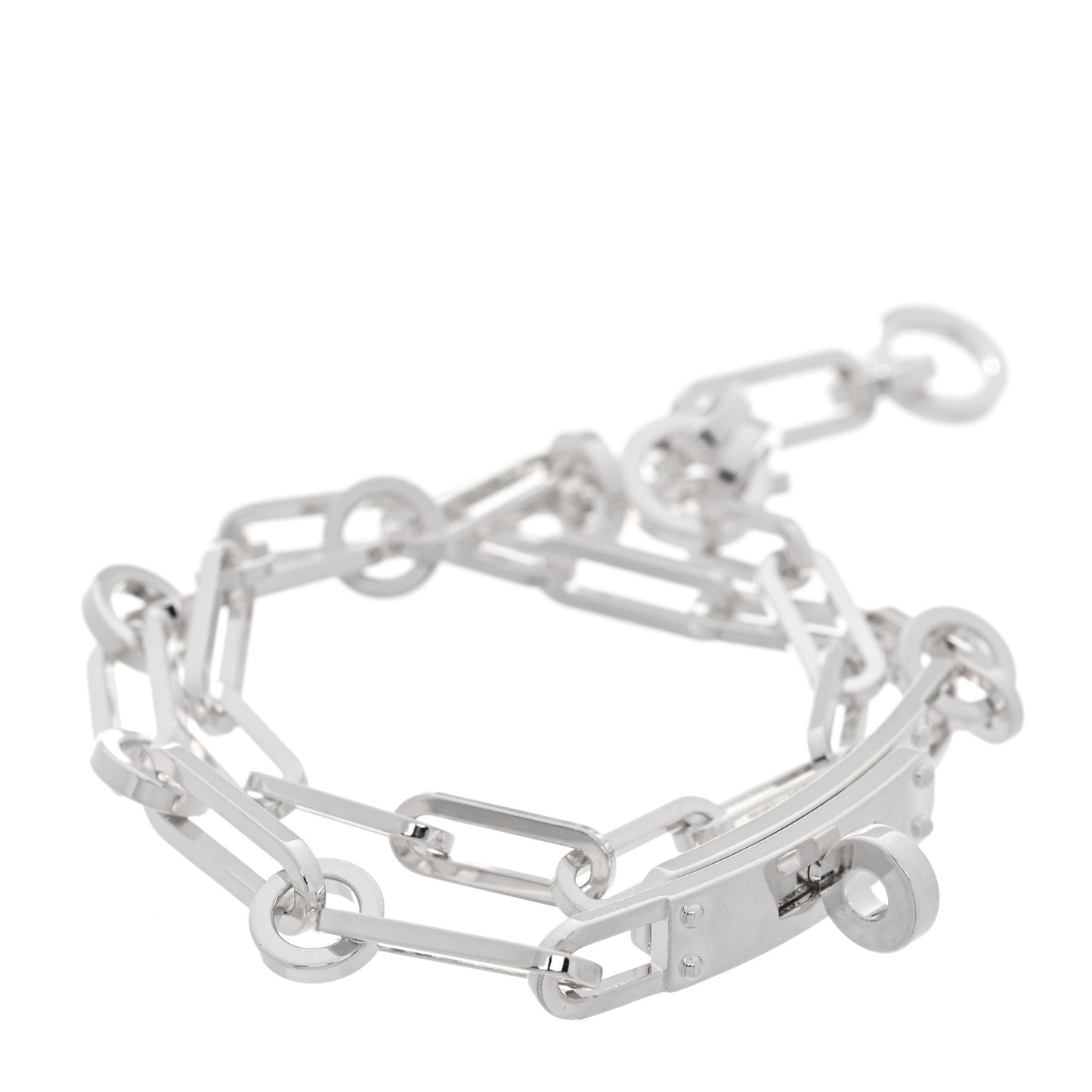 Sterling Silver Kelly Double Chaine Bracelet