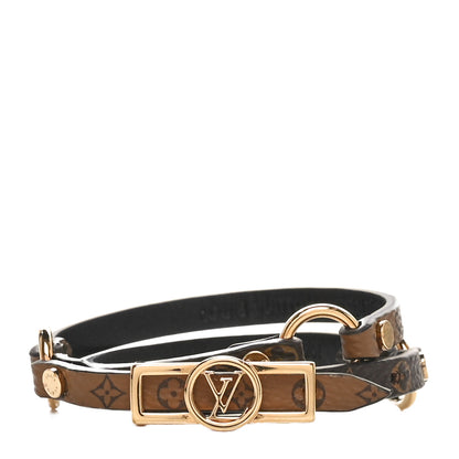 Louis Vuitton Reverse Monogram Dauphine Double Tour Bracelet 17 1 of 6