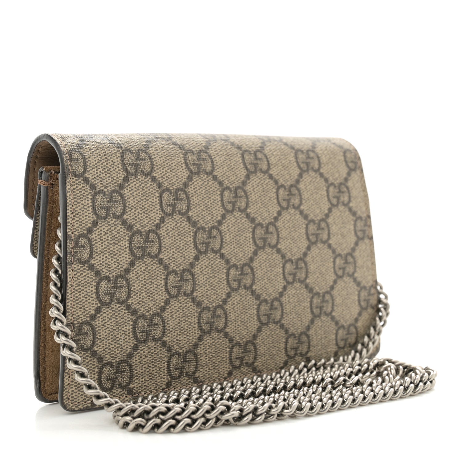 Gucci GG Supreme Monogram Super Mini Dionysus Shoulder Bag Taupe 3 of 11