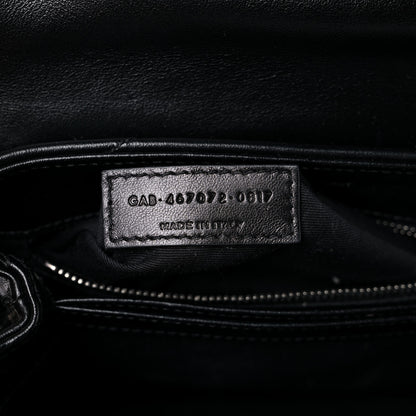 Saint Laurent Calfskin Y Quilted Monogram Toy Loulou Crossbody Bag Black 8 of 16