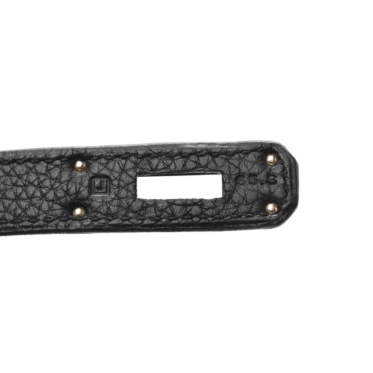 Hermes Taurillon Clemence Kelly Retourne 35 Black 6 of 10