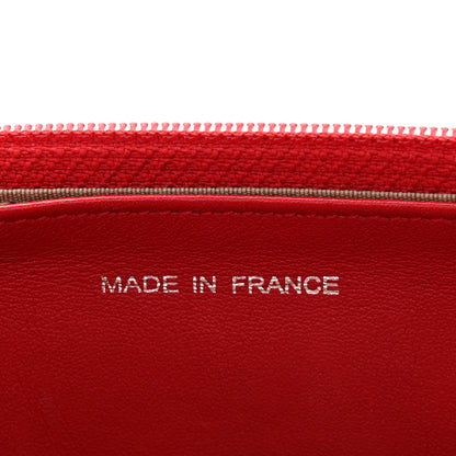 Chanel Caviar Sevruga Wallet on Chain WOC Red 6 of 12