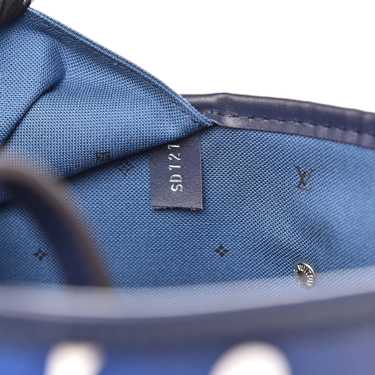 Louis Vuitton Monogram Escale Neverfull MM Blue 9 of 12