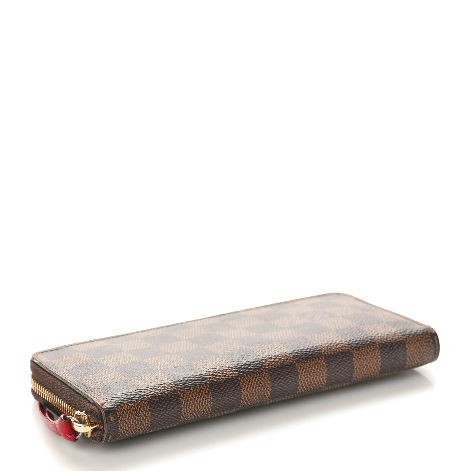 Louis Vuitton Damier Ebene Clemence Wallet Cherry 4 of 7
