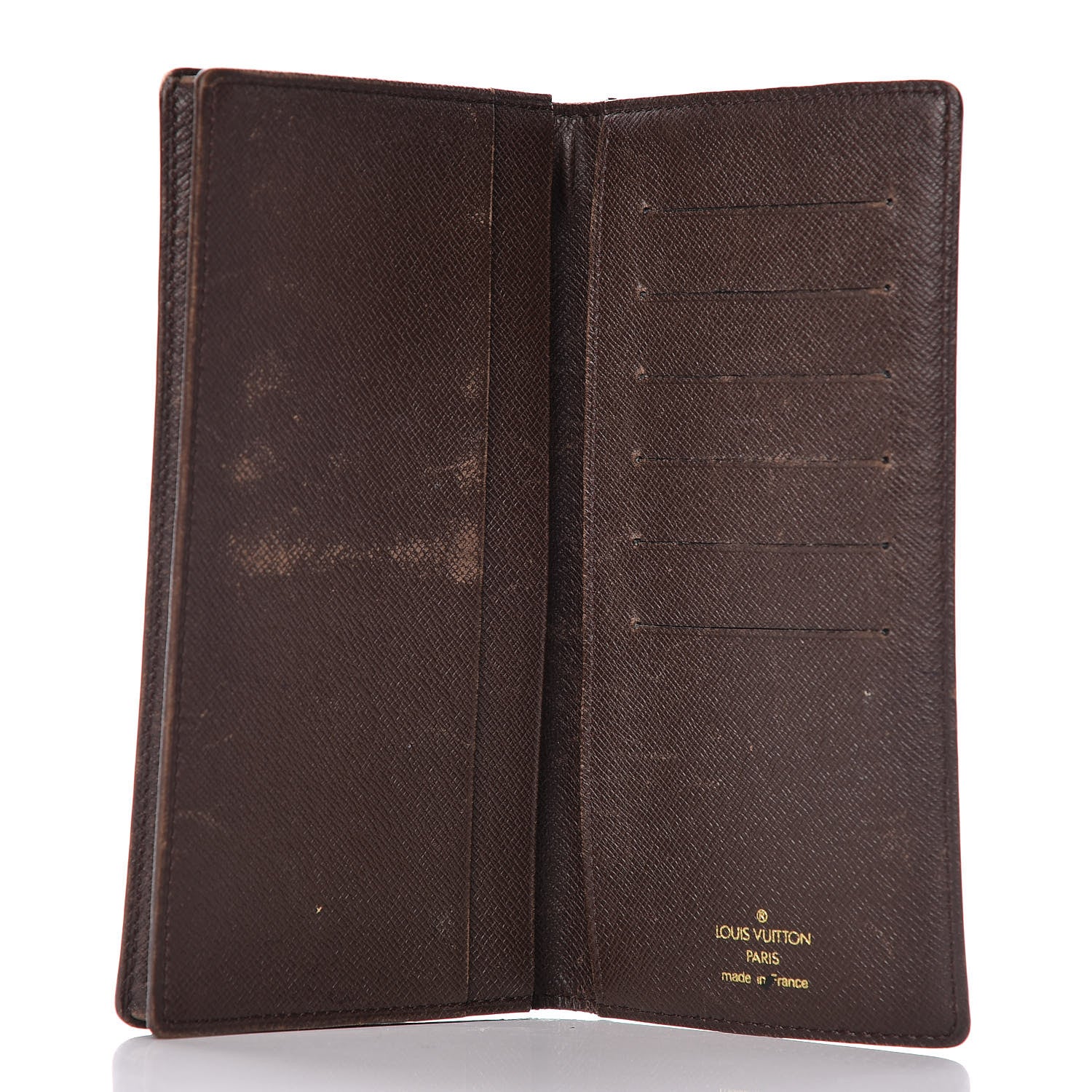 Louis Vuitton Damier Ebene Porte-Cartes Credit Yen Checkbook Wallet 5 of 13