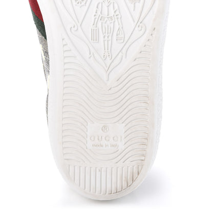 Gucci GG Supreme Monogram Bees Web Womens Ace Sneakers 36 Beige Oro Green Red 8 of 10