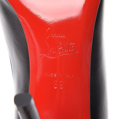 Christian Louboutin Shiny Nappa Apostrophy 100 Pumps 39 Black 6 of 8