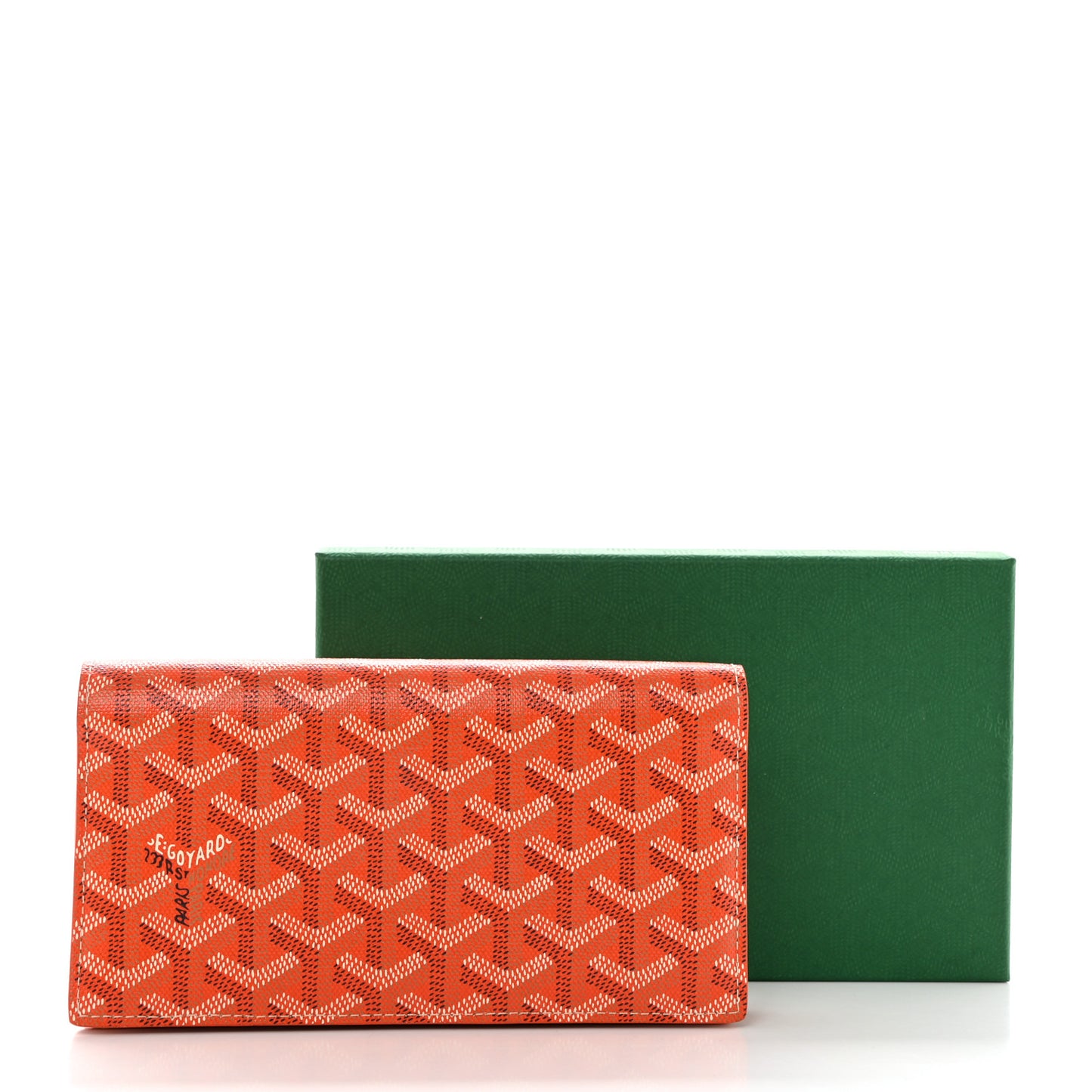 Goyardine Richelieu Wallet Orange