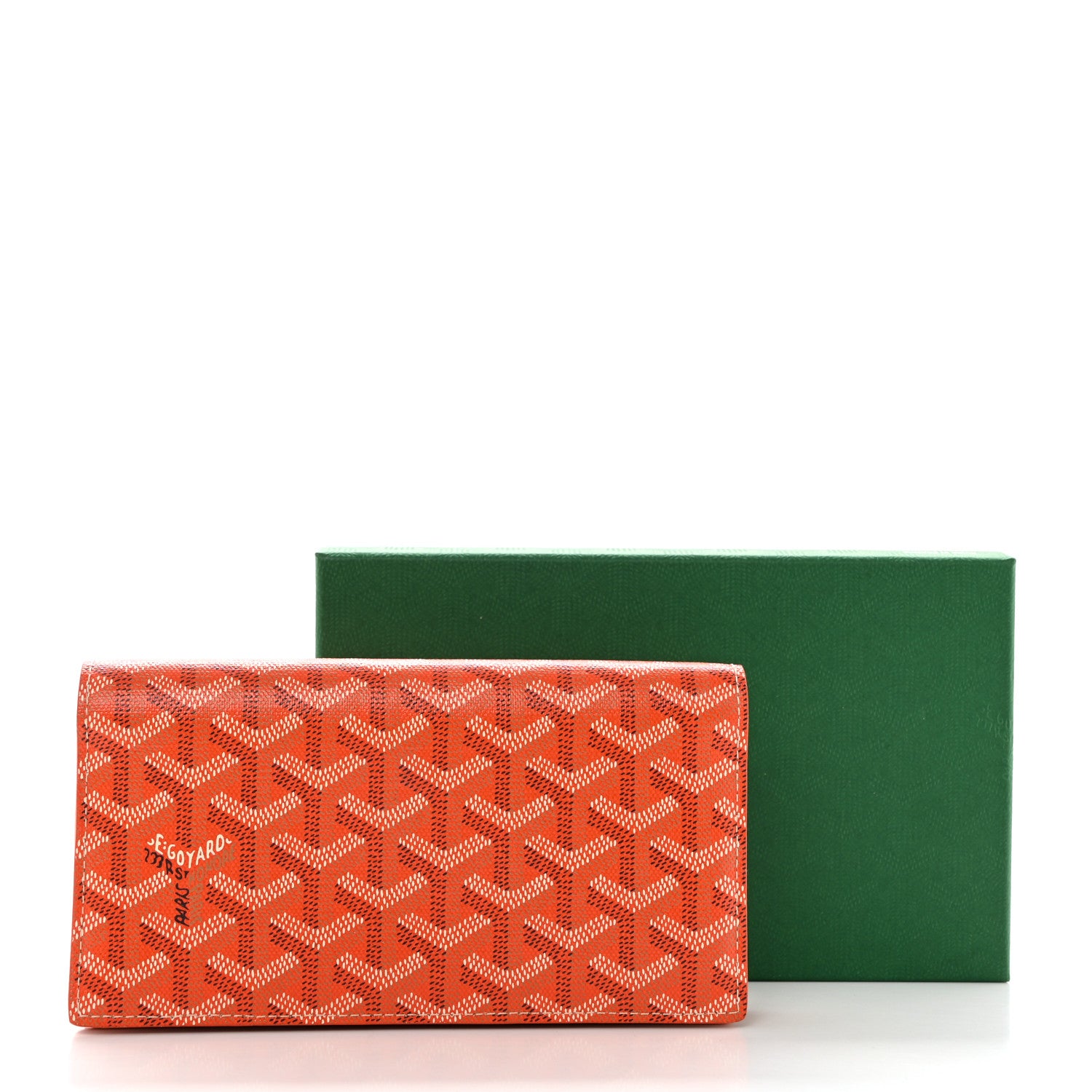 Goyard Goyardine Richelieu Wallet Orange 7 of 7