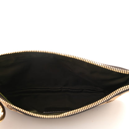 Gucci Monogram New Britt Wristlet Beige Ebony Cocoa 5 of 8