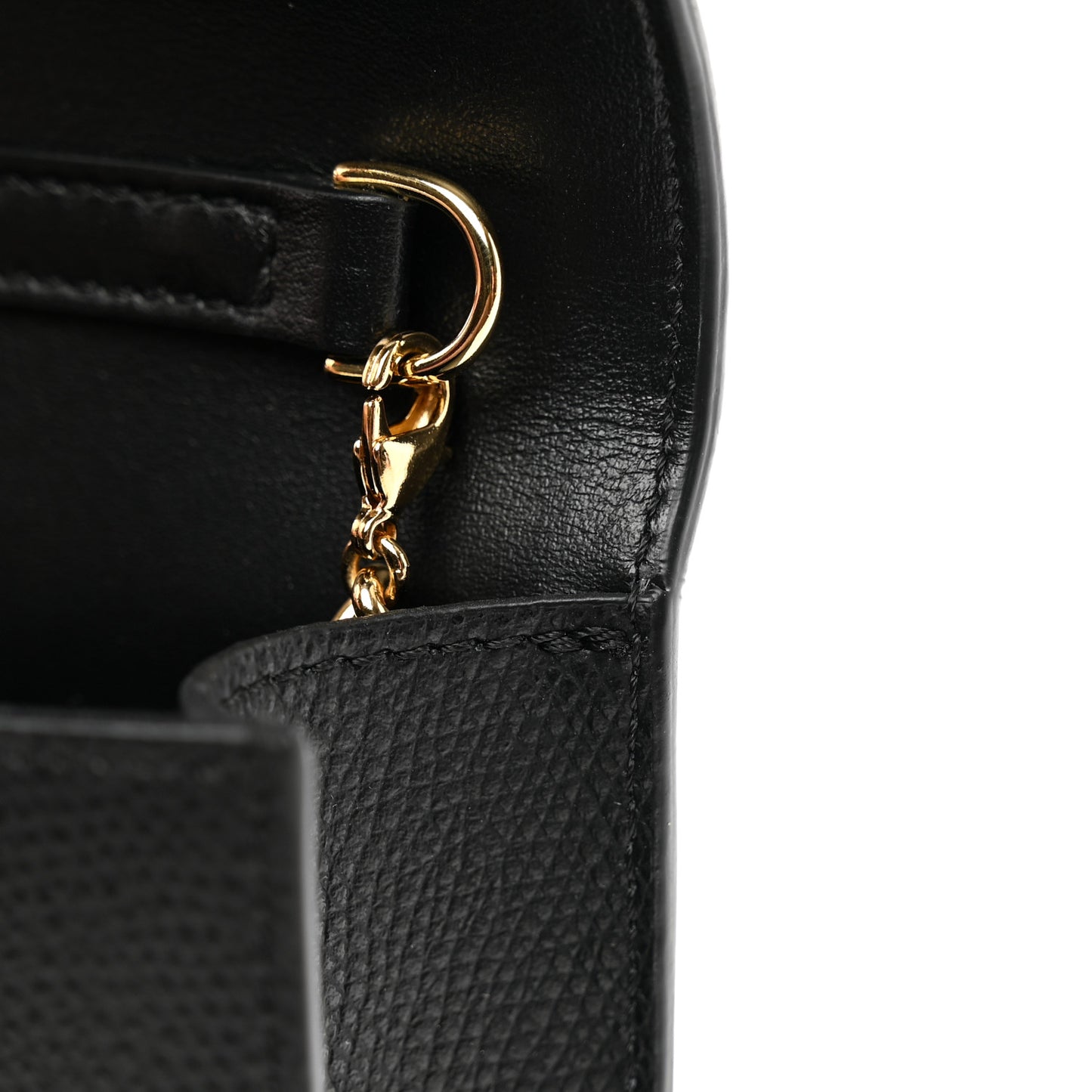 Vitello Liberty F is Fendi Bi-Color FF 1974 Embossed Envelope Belt Bag Maya Black