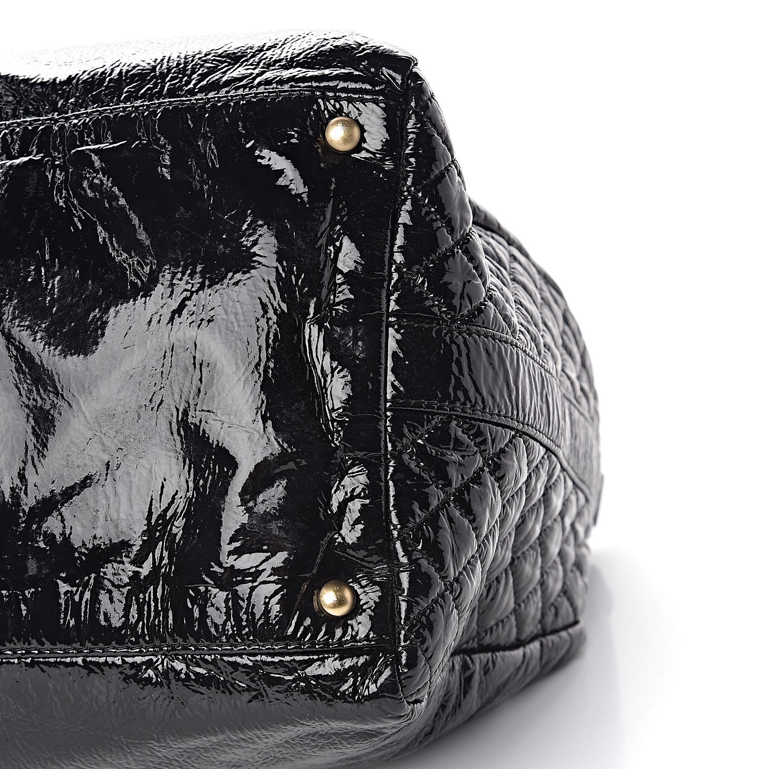 Chanel Vinyl XXL Rock and Chain Bowler Black 10 of 10