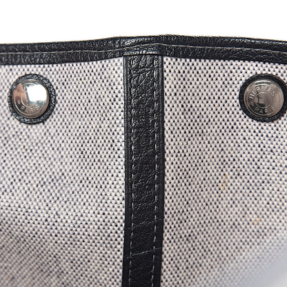 Hermes Buffle Skipper Toile Garden Party 36 MM Tote Black 6 of 12