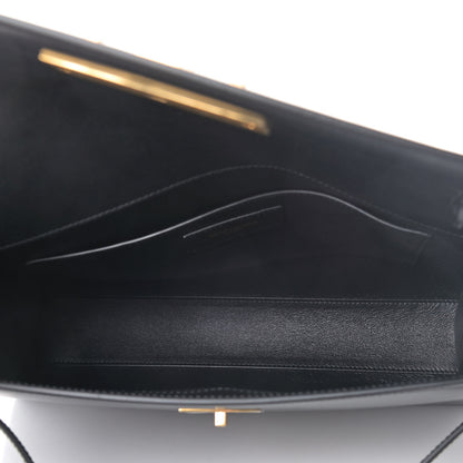 Saint Laurent Smooth Calfskin Manhattan Shoulder Bag Black 5 of 8
