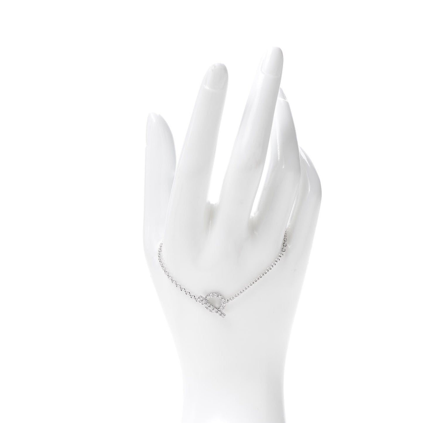 18K White Gold Diamond Finesse Bracelet ST