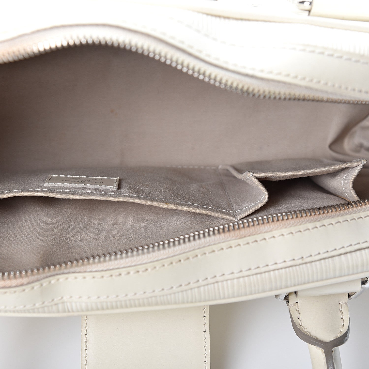 Louis Vuitton Epi Bowling Montaigne GM Ivory 4 of 13