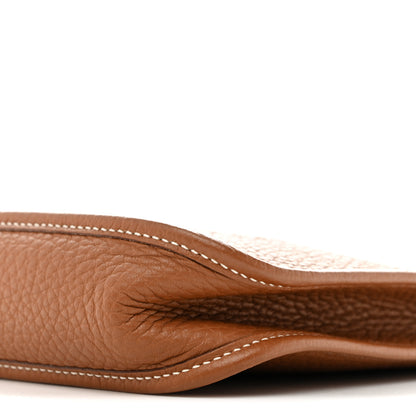 Hermes Taurillon Clemence Evelyne TPM Gold 10 of 13