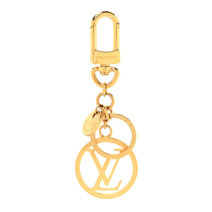 Louis Vuitton LV Circle Bag Charm Key Holder Gold 1 of 5