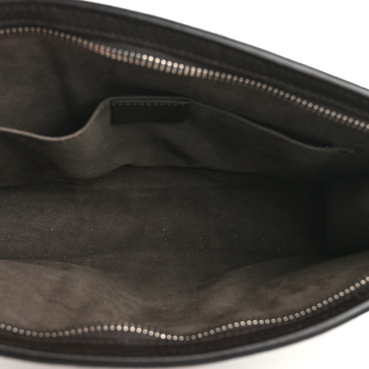 GG Supreme Monogram Selleria Calfskin Web New Web Cosmetic Case Beige Ebony Cocoa