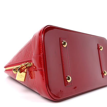 Louis Vuitton Vernis Alma MM Pomme D'Amour 8 of 9