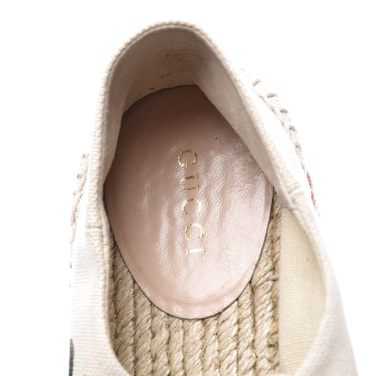 Canvas Logo Lace-Up Platform Espadrilles 36 Greggio Grege