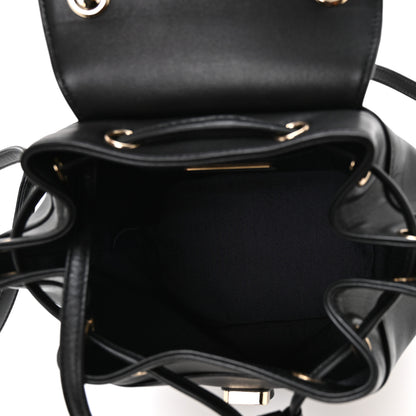 Chanel Lambskin CC Mania Backpack Black 5 of 10