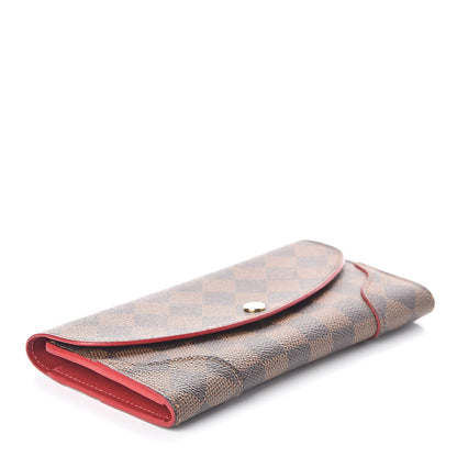 Louis Vuitton Damier Ebene Caissa Wallet Cherry 4 of 6