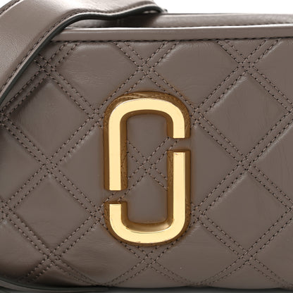 Marc Jacobs Calfskin Quilted The Softshot 21 Bag Loam Soil 10 of 12