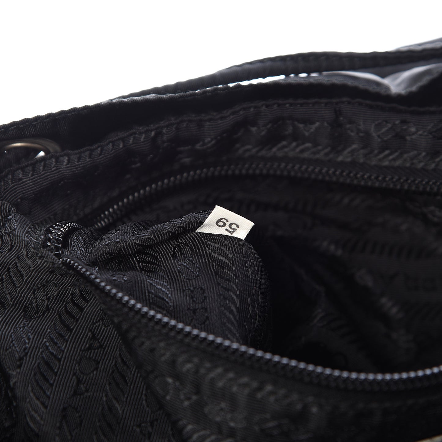 Nylon Vela Medium Backpack Black