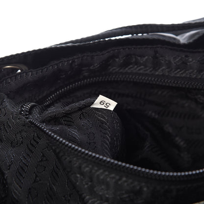 Prada Nylon Vela Medium Backpack Black 7 of 11