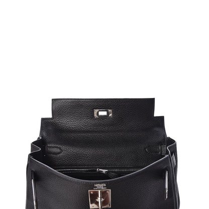 Hermes Togo Kelly Retourne 28 Black 29 of 39