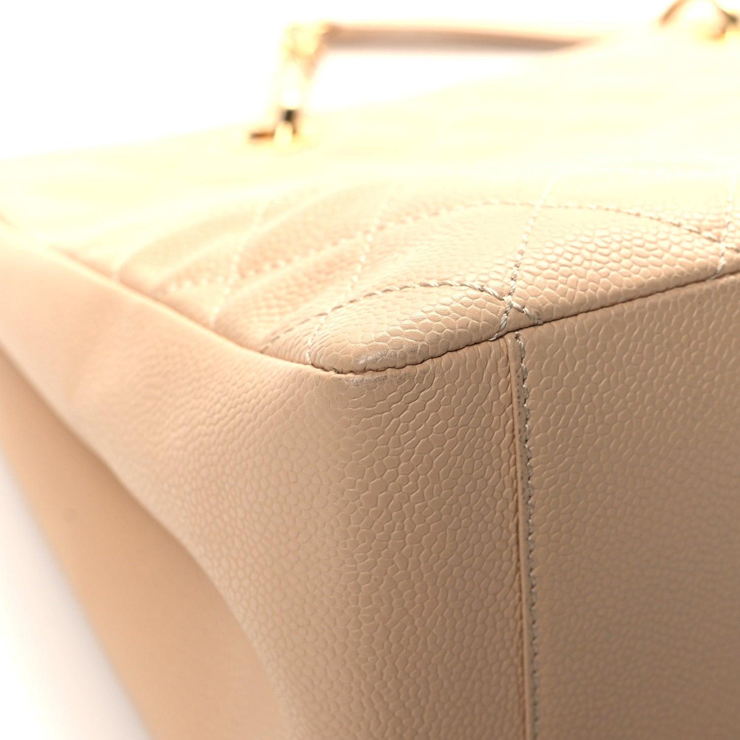 Chanel Caviar Quilted Grand Shopping Tote GST Beige Clair 10 of 13