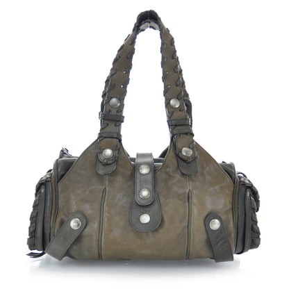 Chloe Calfskin Silverado Shoulder Bag Grey 1 of 9