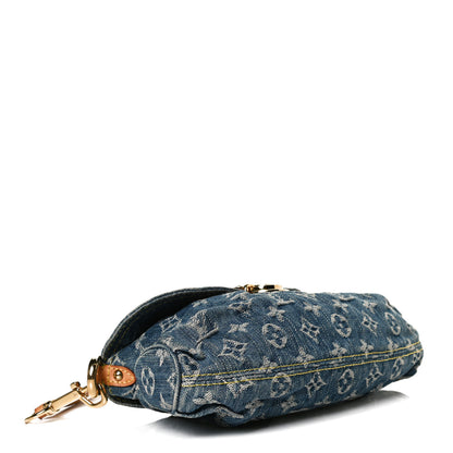 Louis Vuitton Monogram Denim Mini Pleaty Blue 4 of 10
