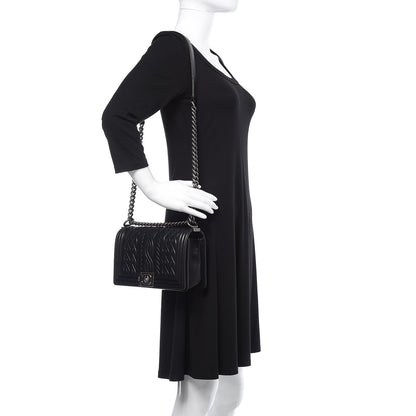 Chanel Lambskin Medium Celtic Boy Flap Black 2 of 18