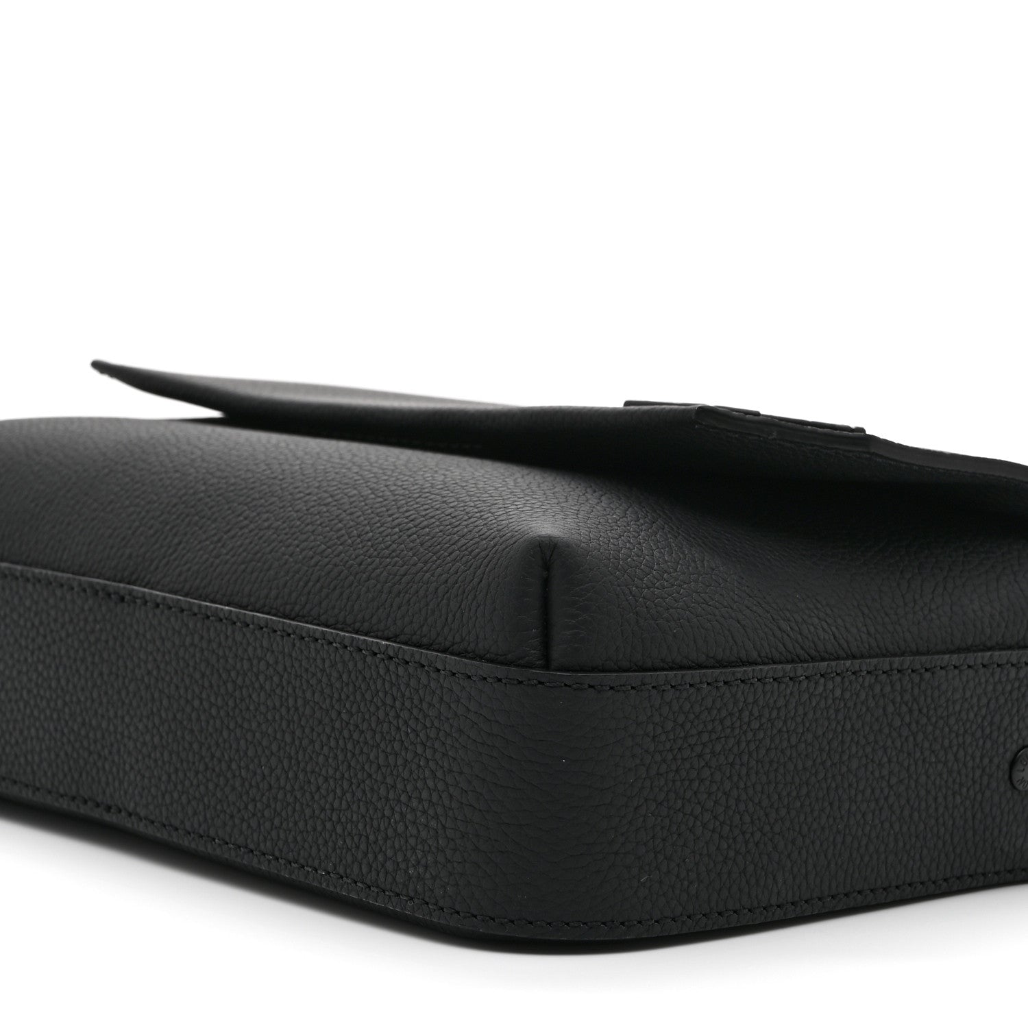 Louis Vuitton Calfskin Aerogram Fastline Messenger Black 9 of 9