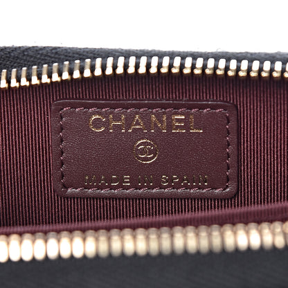 Chanel Caviar Quilted Zip Coin Purse Black 6 of 8