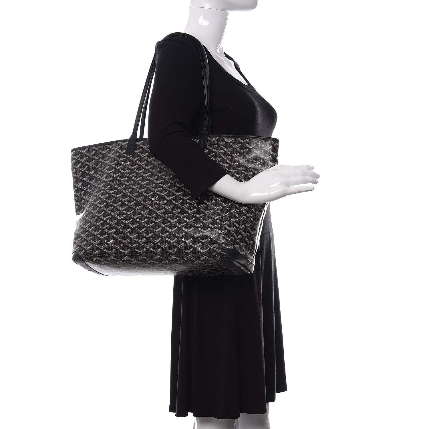 Goyard Goyardine Artois MM Black 3 of 13