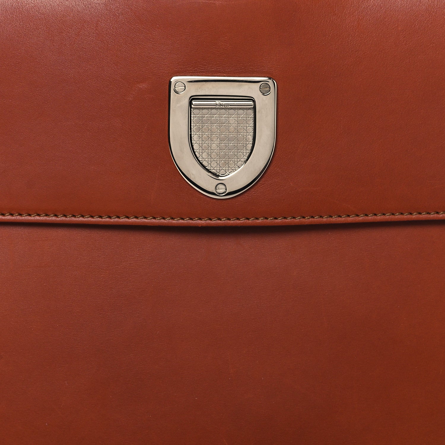 Christian Dior Smooth Calfskin Medium Diorever Flap Brown 8 of 14